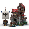 MOC - 136695 Wolfpack Tower & Medieval Ship Klemmbausteine - LesDiy - Klemmbausteine