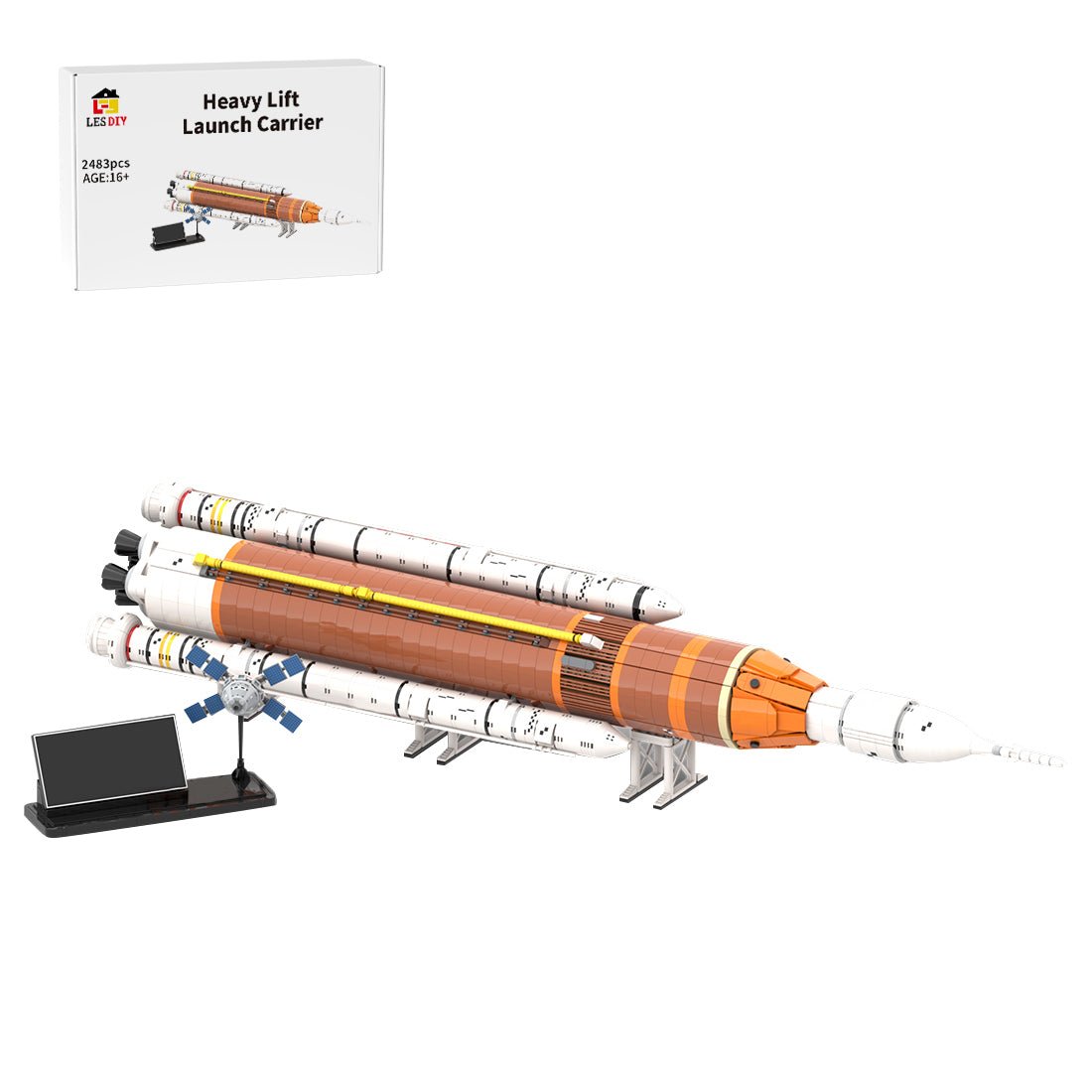 MOC - 136980 1/110 Scale Heavy Lift Launch Carrier Klemmbausteine - LesDiy - Klemmbausteine