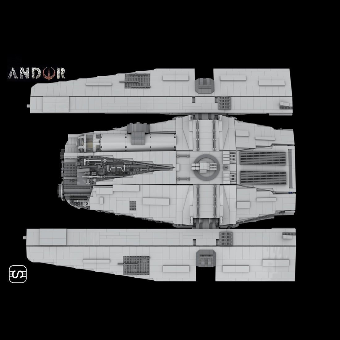 MOC - 137520 FONDOR HAULCRAFT UCS Klemmbausteine - LesDiy - Klemmbausteine