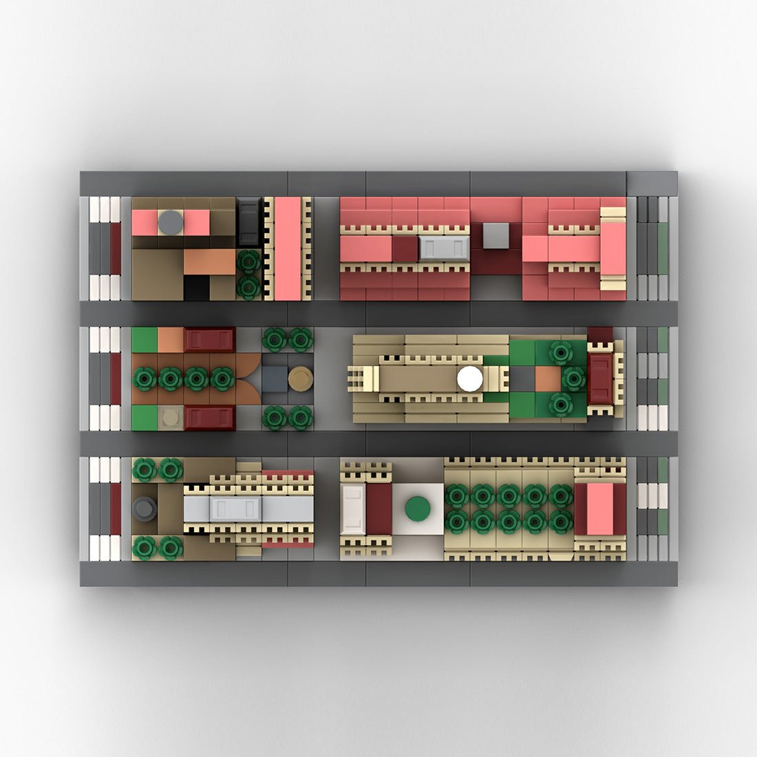 MOC - 138111 1/2000 Scale Rockefeller Center - NYC Klemmbausteine - LesDiy - Klemmbausteine