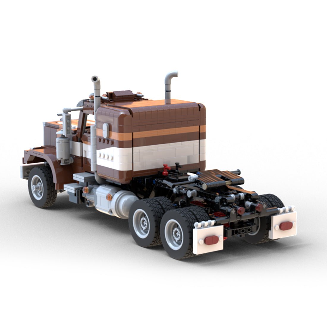 MOC - 138202 Peterbilt 359 Semi Truck Klemmbausteine - LesDiy - Klemmbausteine