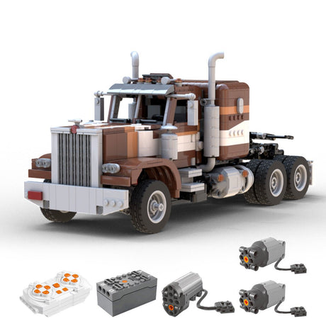 MOC - 138202 Peterbilt 359 Semi Truck Klemmbausteine - LesDiy - Klemmbausteine