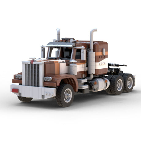 MOC - 138202 Peterbilt 359 Semi Truck Klemmbausteine - LesDiy - Klemmbausteine
