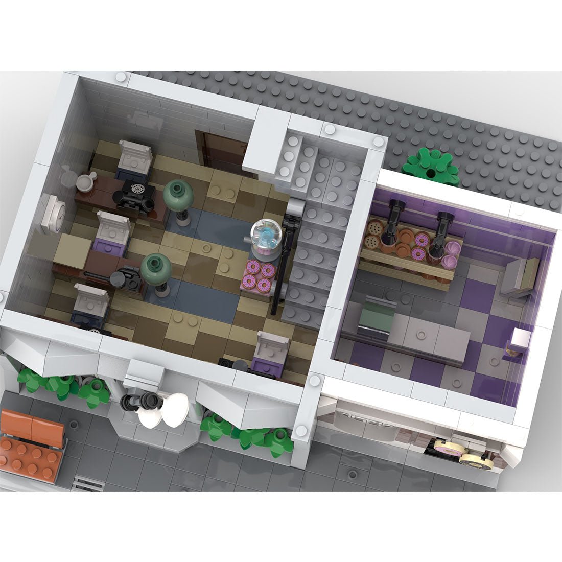 MOC - 138339 Call Center – Alternativer Aufbau der 10278 Polizeistation Klemmbausteine - LesDiy - Klemmbausteine