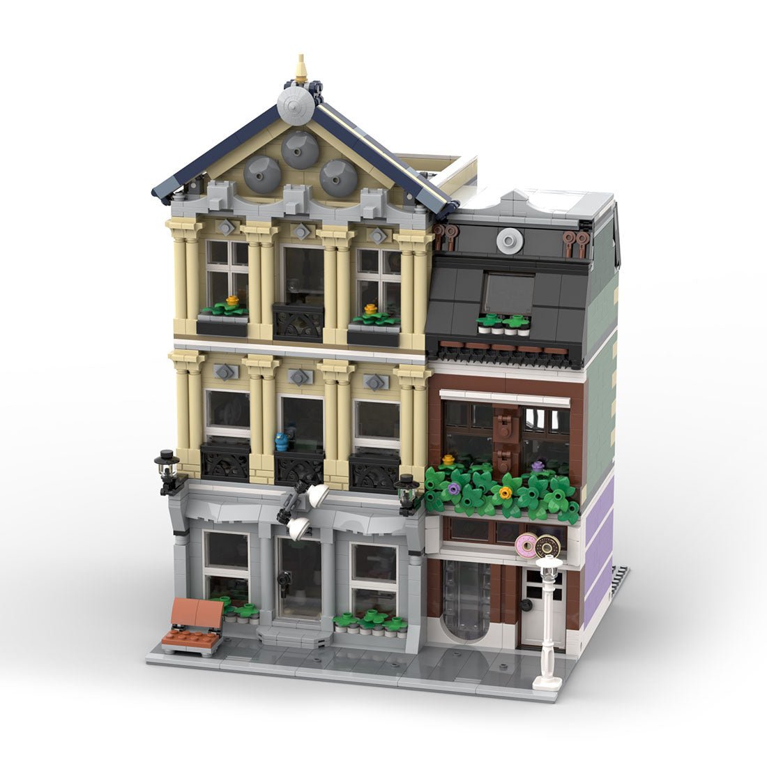 MOC - 138339 Call Center – Alternativer Aufbau der 10278 Polizeistation Klemmbausteine - LesDiy - Klemmbausteine