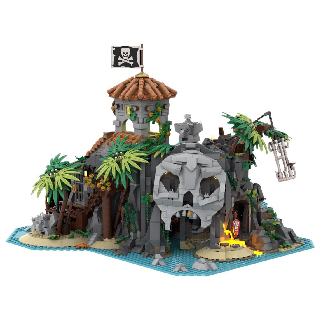 MOC - 138516 Treasure Island - Pirates of Barracuda Bay Klemmbausteine - LesDiy - Klemmbausteine
