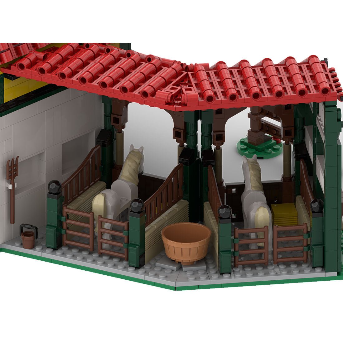 MOC - 138544 Horse Farm Klemmbausteine - LesDiy - Klemmbausteine