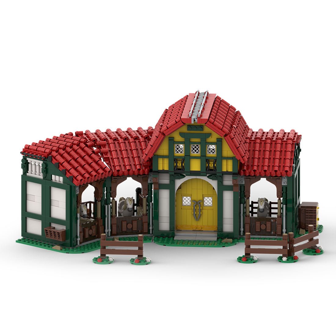 MOC - 138544 Horse Farm Klemmbausteine - LesDiy - Klemmbausteine