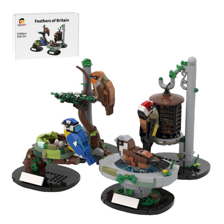 MOC - 138570 Garden Birds of Britain Klemmbausteine - LesDiy - Klemmbausteine