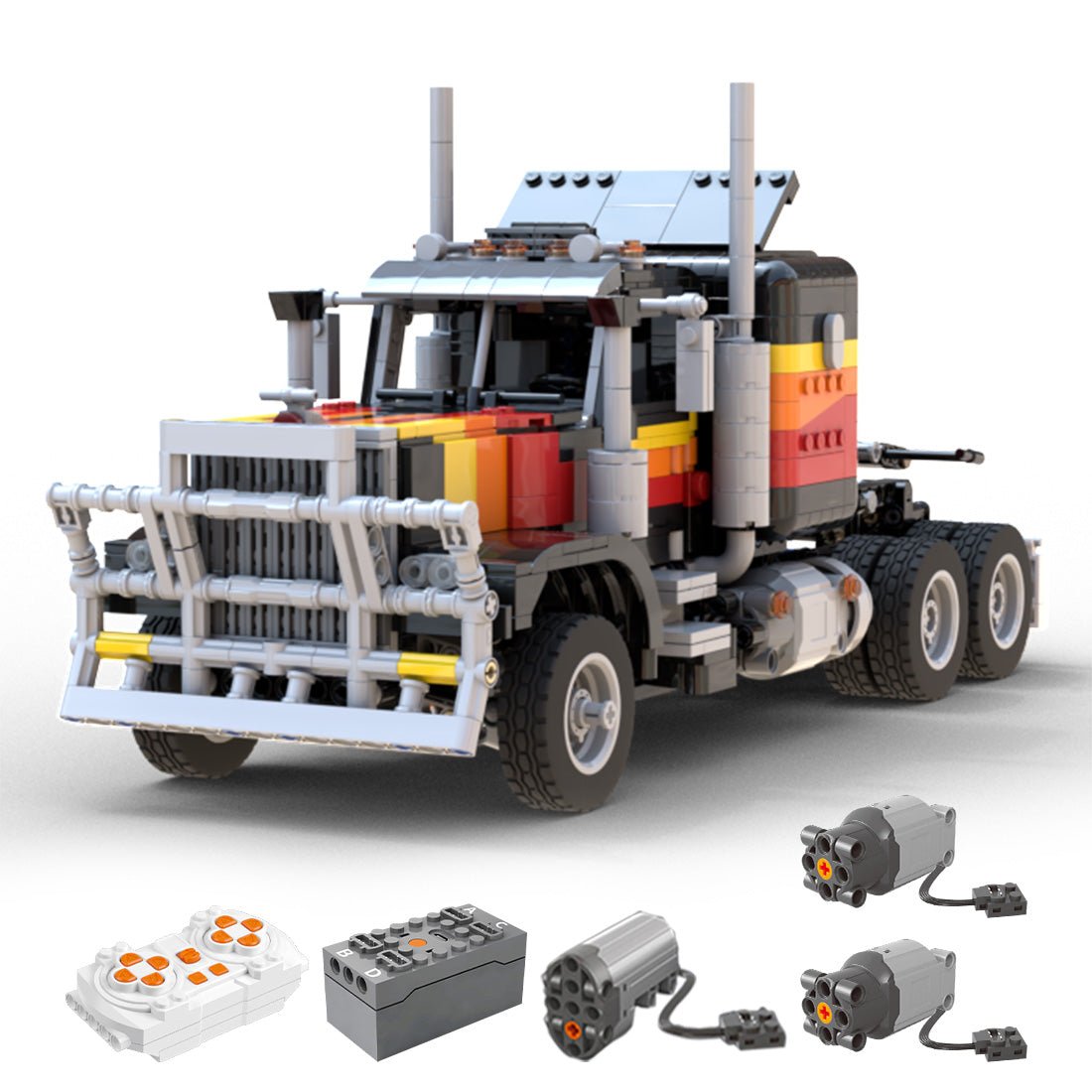 MOC - 138757 RC Peterbilt 359 "Outback" Semi Truck Klemmbausteine - LesDiy - Klemmbausteine