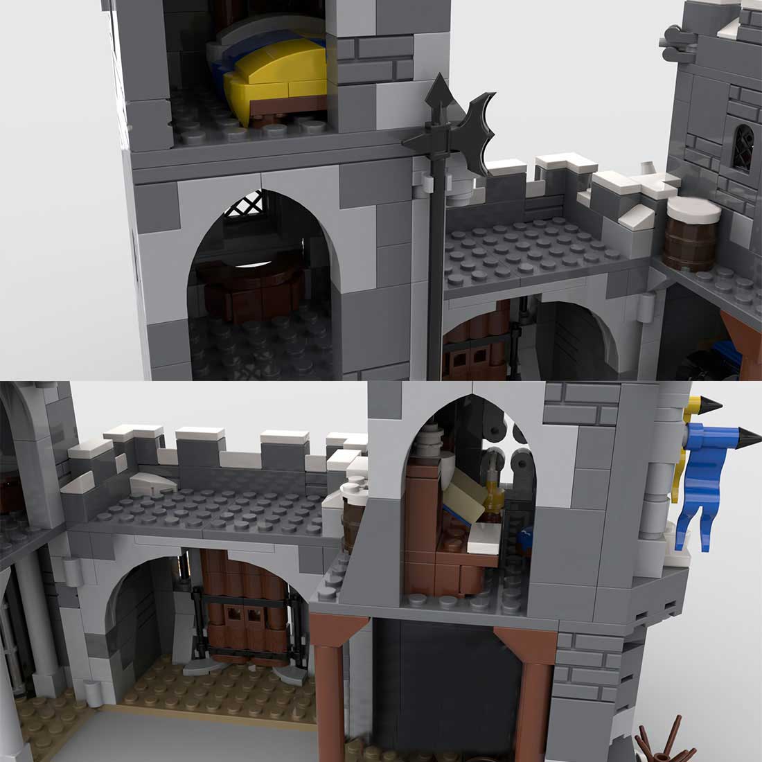 MOC - 138791 Mountain Tower Klemmbausteine - LesDiy - Klemmbausteine