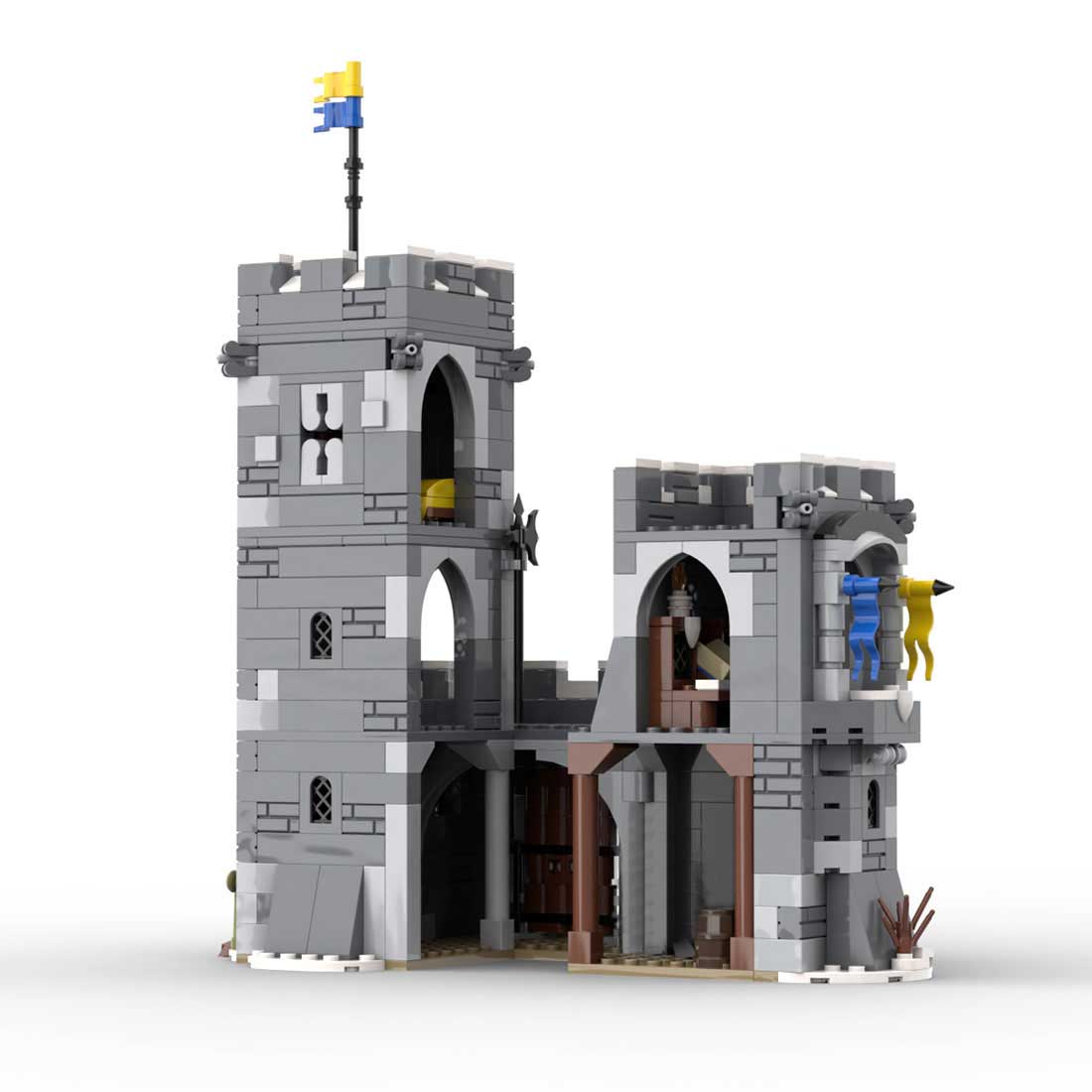 MOC - 138791 Mountain Tower Klemmbausteine - LesDiy - Klemmbausteine