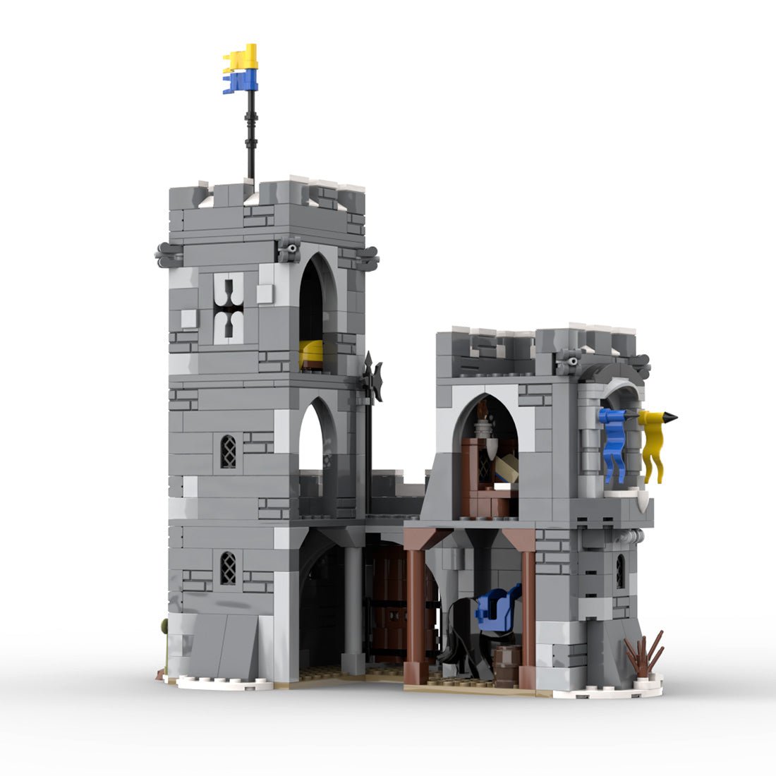 MOC - 138791 Mountain Tower Klemmbausteine - LesDiy - Klemmbausteine