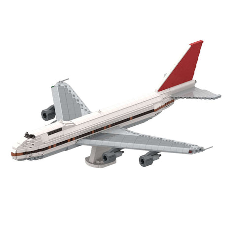 MOC - 138984 Boeing 747 - 200 by DamoB Klemmbausteine - LesDiy - Klemmbausteine