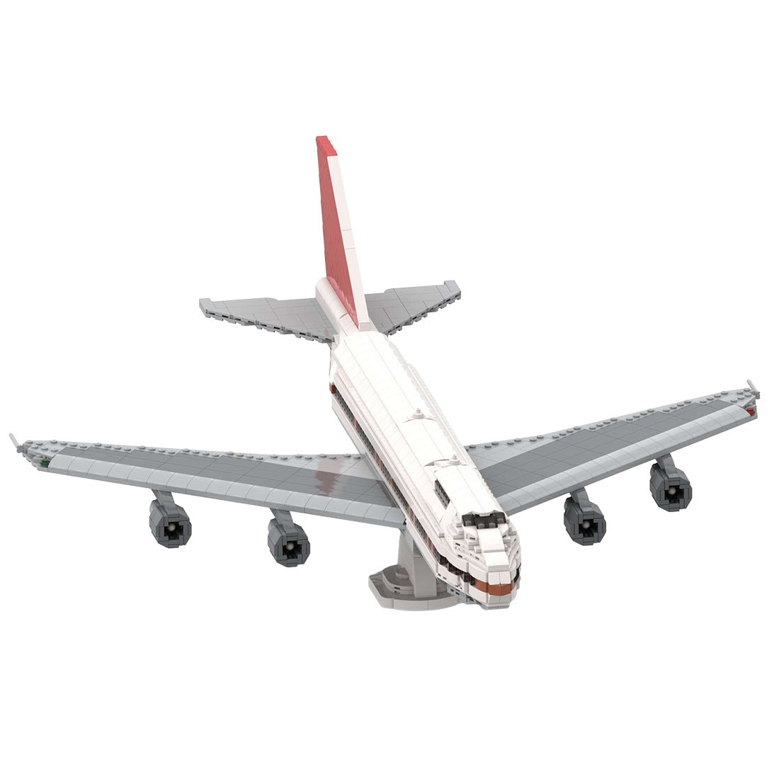 MOC - 138984 Boeing 747 - 200 by DamoB Klemmbausteine - LesDiy - Klemmbausteine