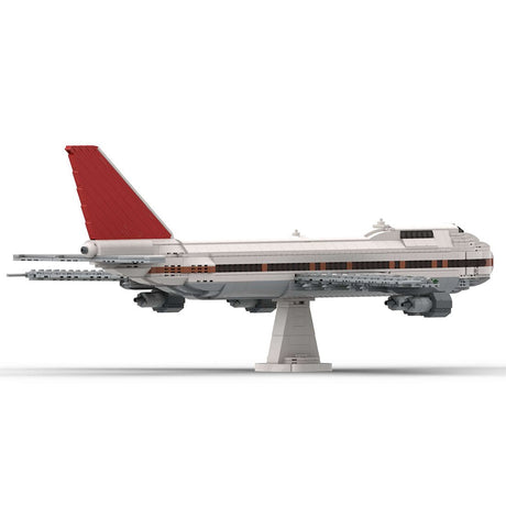 MOC - 138984 Boeing 747 - 200 by DamoB Klemmbausteine - LesDiy - Klemmbausteine