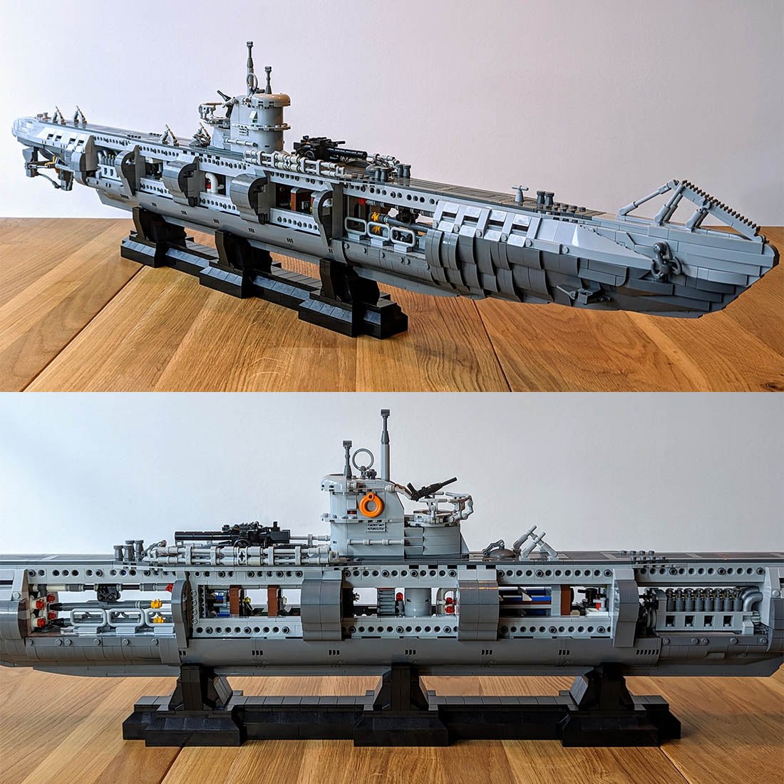 MOC - 139272 U - Boat Type VIIC Submarine Klemmbausteine - LesDiy - Klemmbausteine