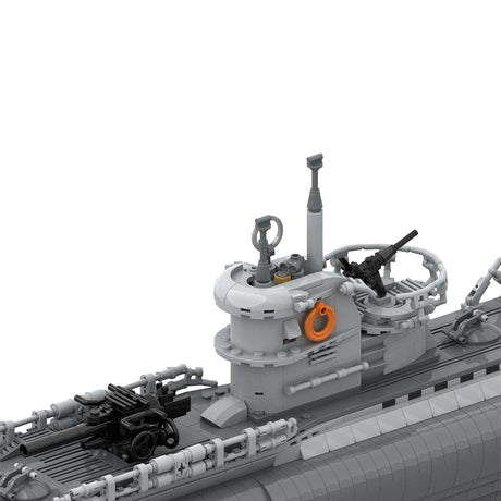 MOC - 139272 U - Boat Type VIIC Submarine Klemmbausteine - LesDiy - Klemmbausteine