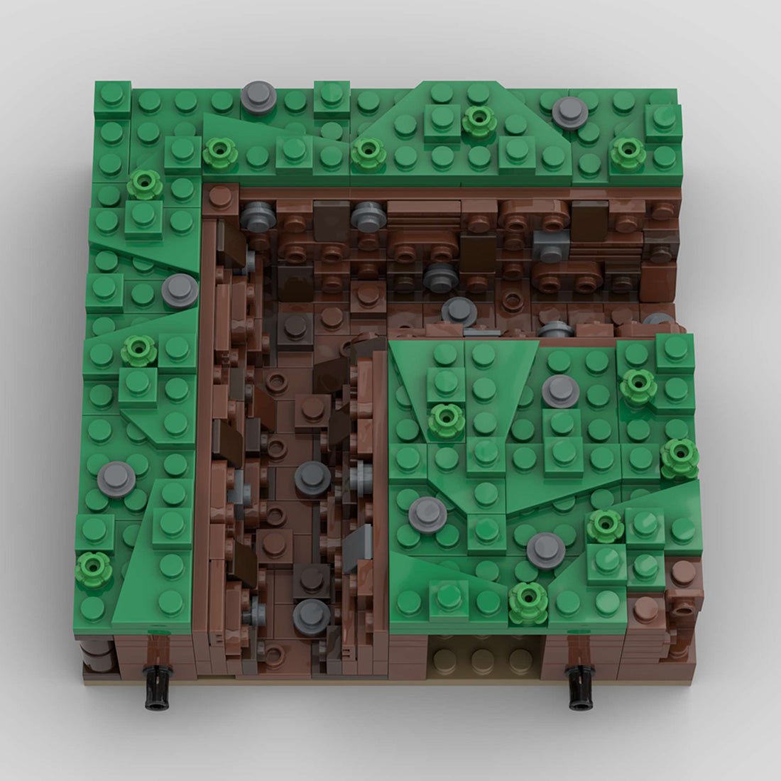 MOC - 139859 Roman Field Camp Corner Tower Klemmbausteine - LesDiy - Klemmbausteine