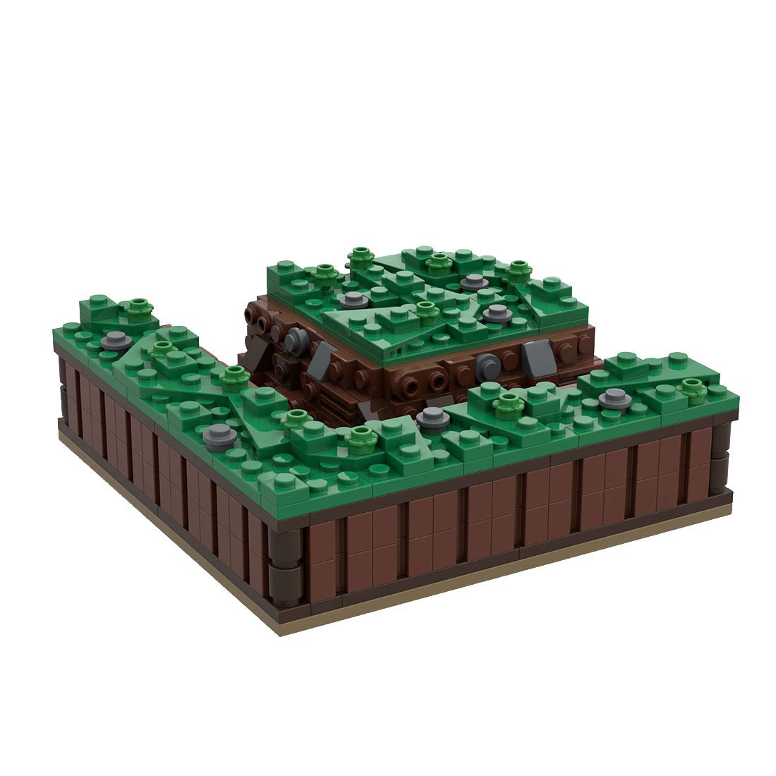 MOC - 139859 Roman Field Camp Corner Tower Klemmbausteine - LesDiy - Klemmbausteine