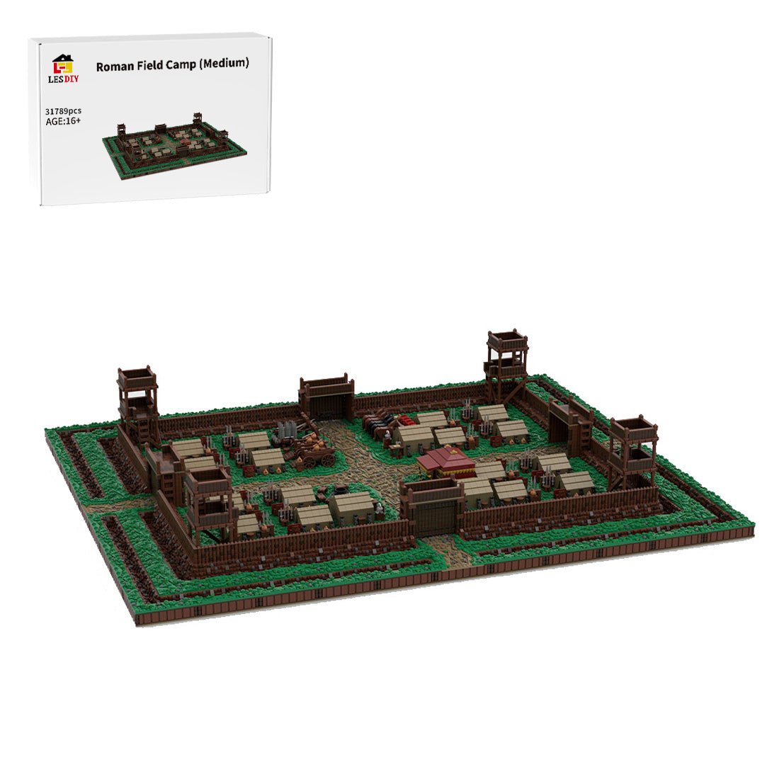 MOC - 139859 Roman Field Camp Klemmbausteine(klein) - LesDiy - Klemmbausteine