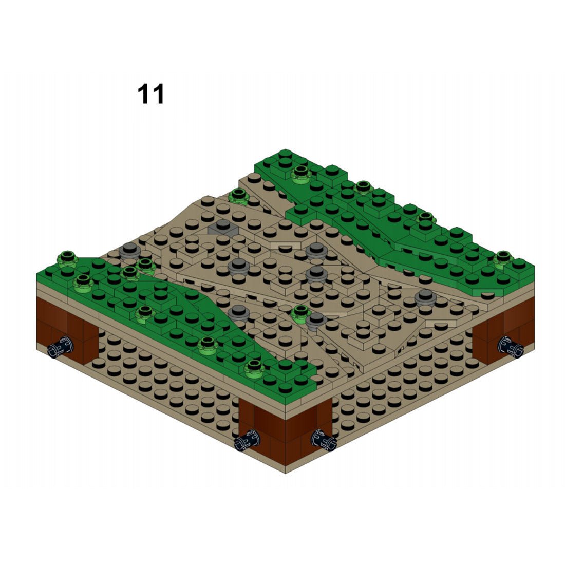 MOC - 139859 Roman Field Camp Path Klemmbausteine - LesDiy - Klemmbausteine