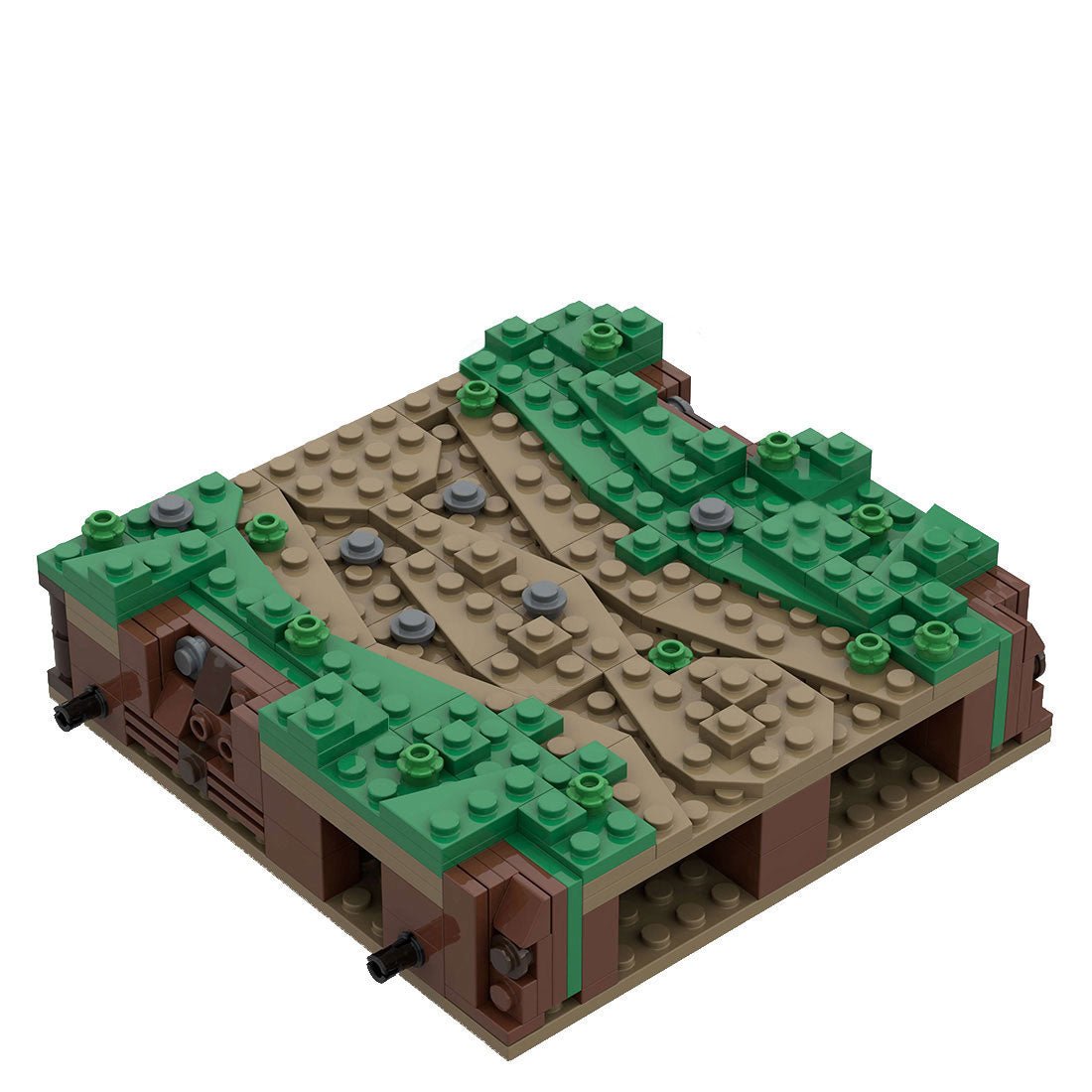 MOC - 139859 Roman Field Camp Path with Ending Ditch Klemmbausteine - LesDiy - Klemmbausteine