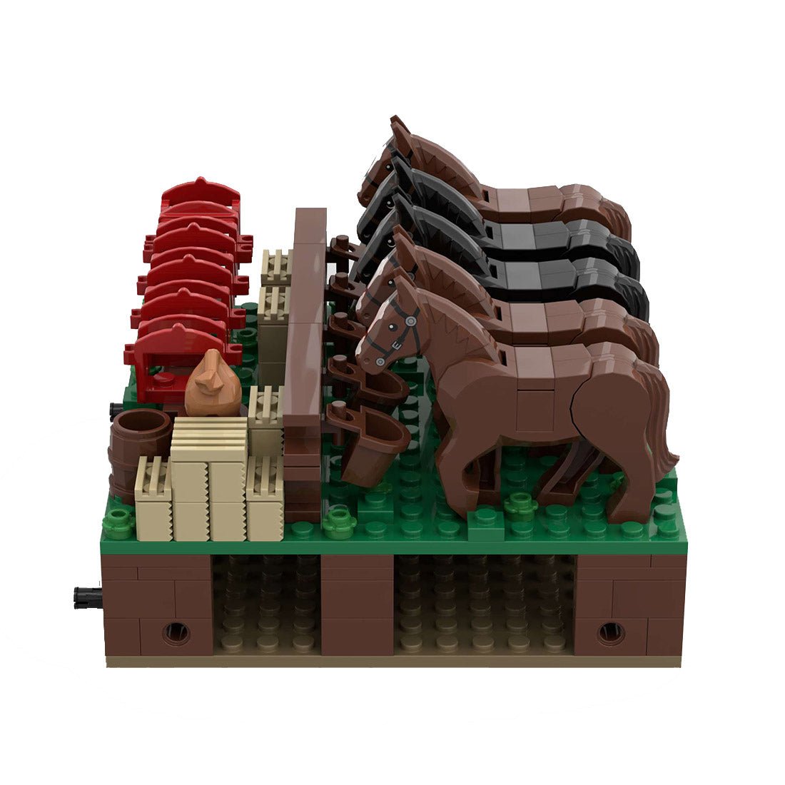 MOC - 139859 Roman Field Camp Space for Horses Klemmbausteine - LesDiy - Klemmbausteine
