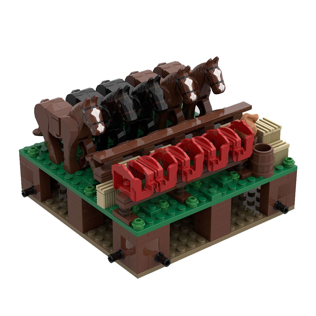 MOC - 139859 Roman Field Camp Space for Horses Klemmbausteine - LesDiy - Klemmbausteine