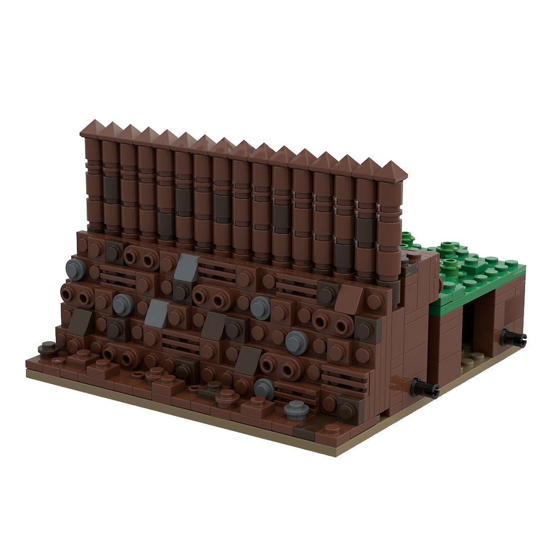 MOC - 139859 Roman Field Camp Straight Palisade Klemmbausteine - LesDiy - Klemmbausteine