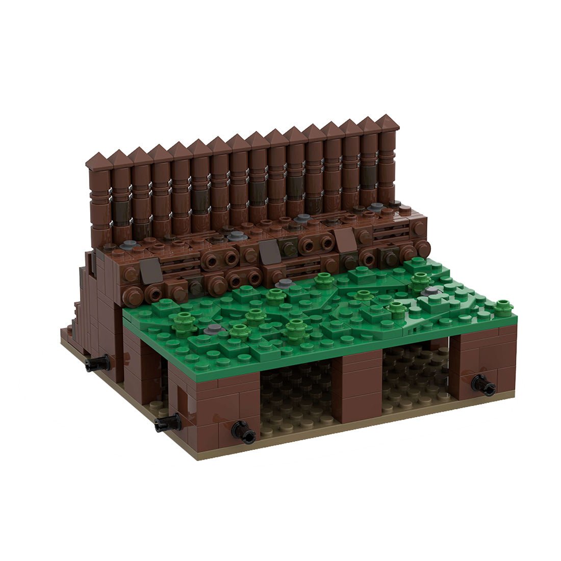 MOC - 139859 Roman Field Camp Straight Palisade Klemmbausteine - LesDiy - Klemmbausteine
