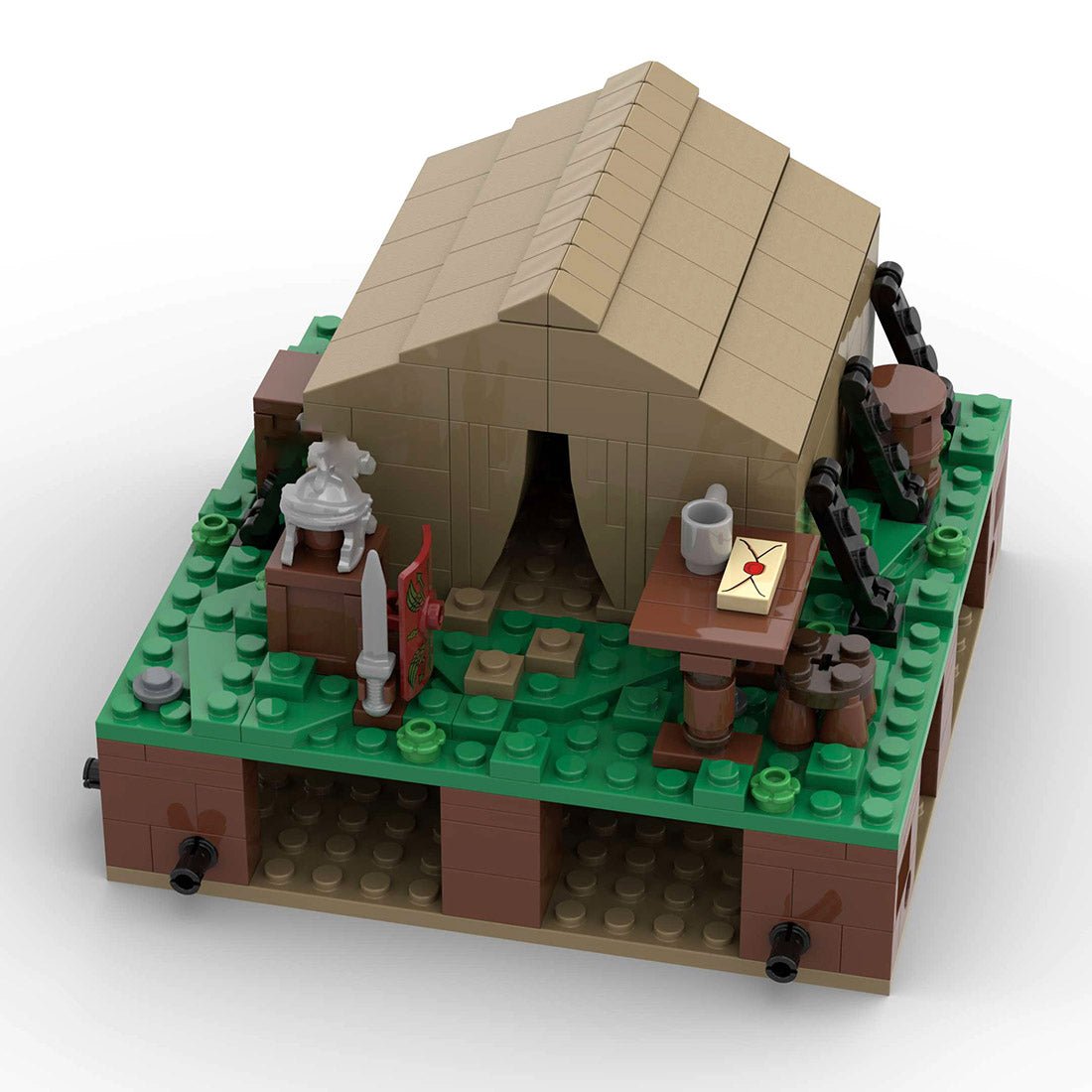 MOC - 139859 Roman Field Camp Tent for Centurio Klemmbausteine - LesDiy - Klemmbausteine