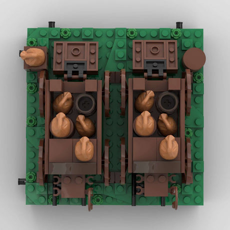 MOC - 139859 Roman Field Camp Transport Carts Klemmbausteine - LesDiy - Klemmbausteine