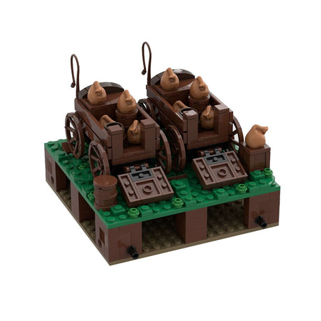 MOC - 139859 Roman Field Camp Transport Carts Klemmbausteine - LesDiy - Klemmbausteine