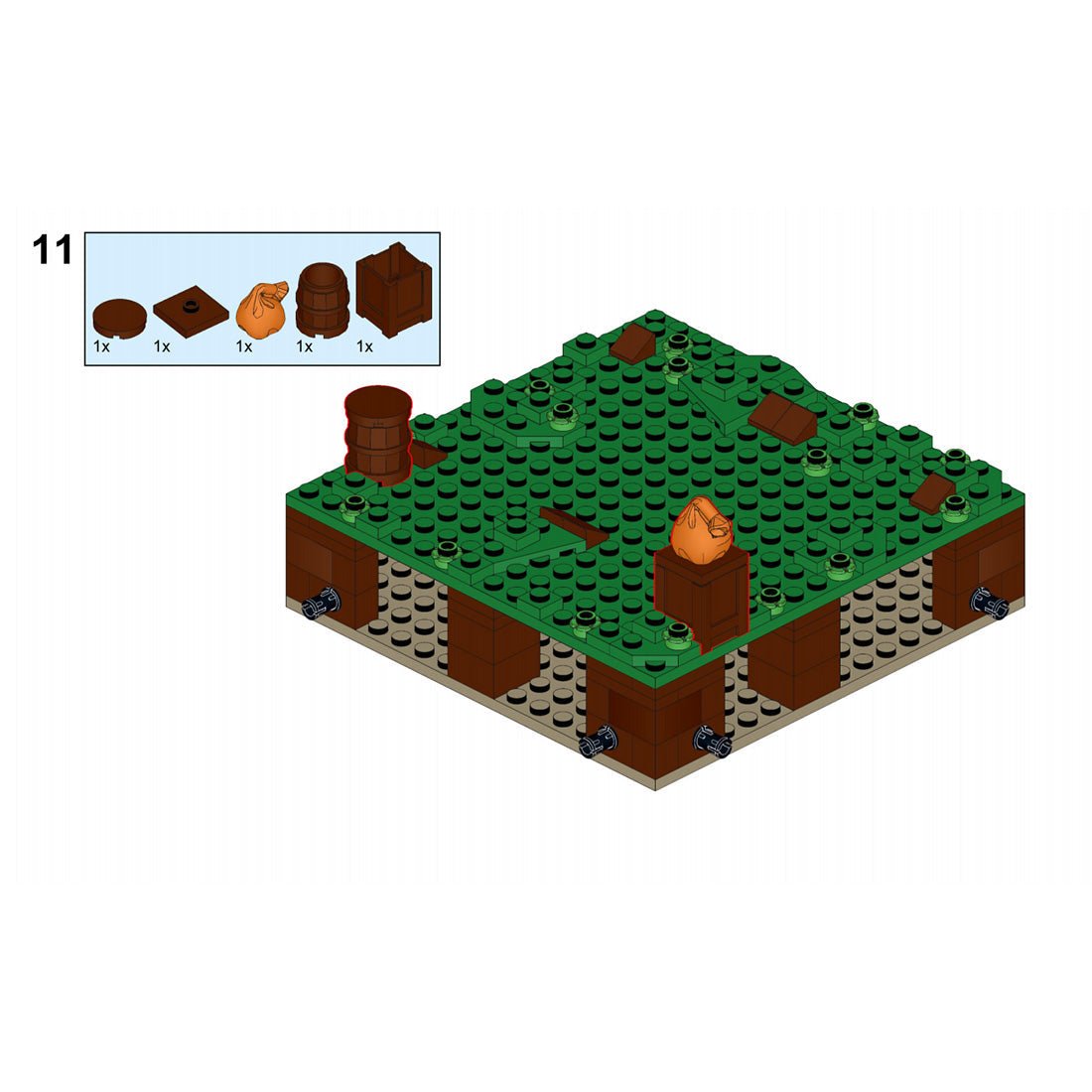 MOC - 139859 Roman Field Camp Transport Carts Klemmbausteine - LesDiy - Klemmbausteine