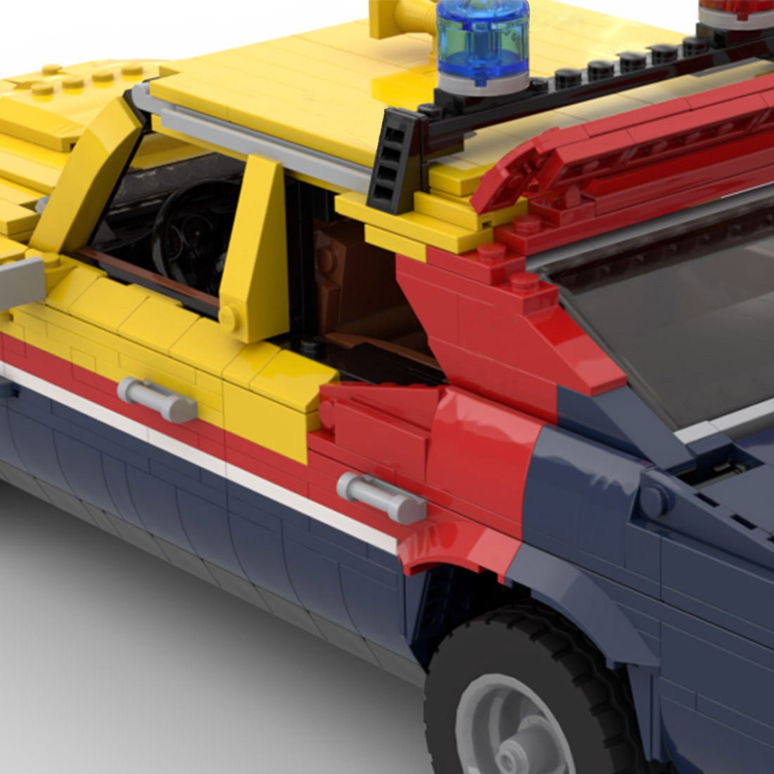 MOC - 140187 Mad Max Yellow Interceptor Klemmbausteine - LesDiy - Klemmbausteine