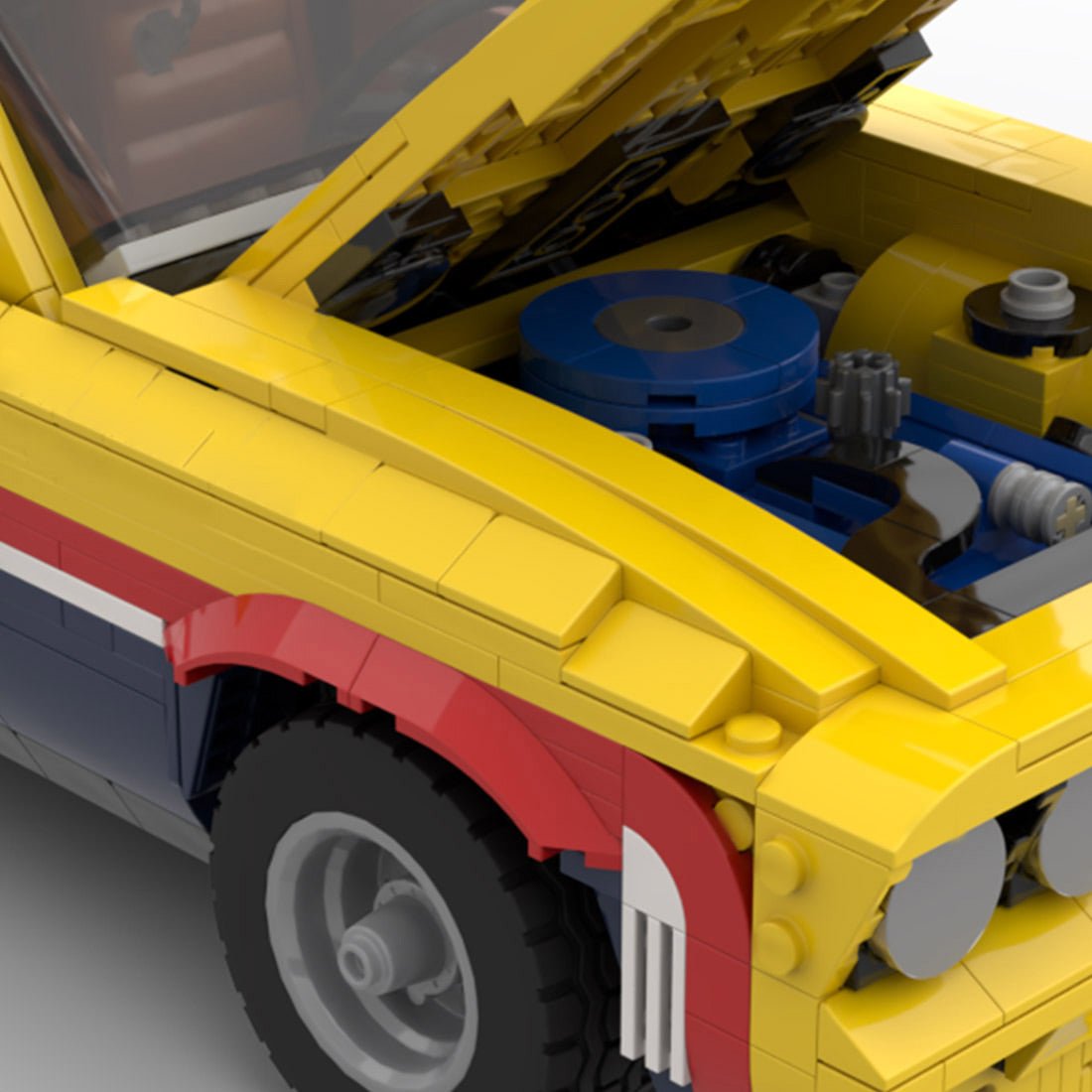 MOC - 140187 Mad Max Yellow Interceptor Klemmbausteine - LesDiy - Klemmbausteine