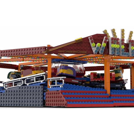 MOC - 140394 Fairground Waltzer Klemmbausteine - LesDiy - Klemmbausteine