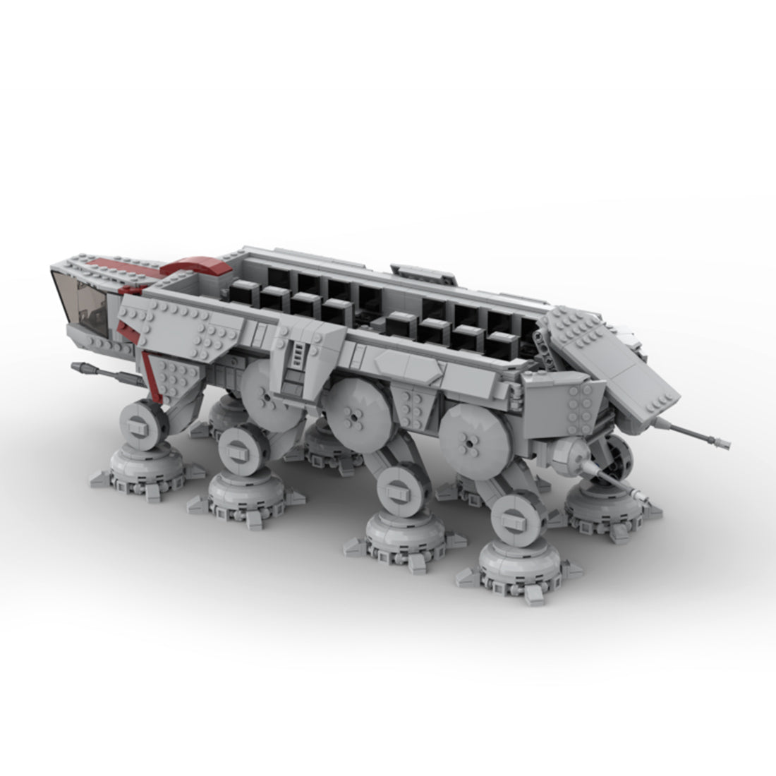 MOC - 140435 Sci - Fi - Achtbein - Walker - Panzerfahrzeug Klemmbausteine - LesDiy - Klemmbausteine