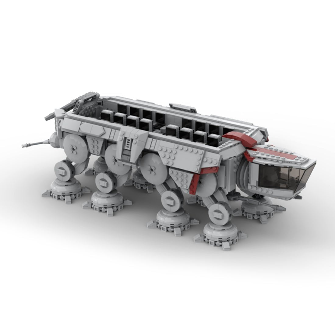 MOC - 140435 Sci - Fi - Achtbein - Walker - Panzerfahrzeug Klemmbausteine - LesDiy - Klemmbausteine