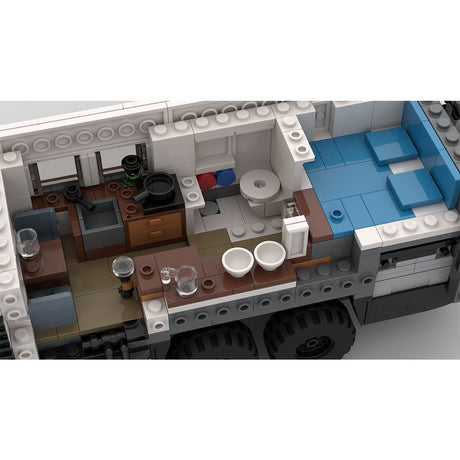 MOC - 140755 Wohnmobil - Freizeitfahrzeug Klemmbausteine - LesDiy - Klemmbausteine