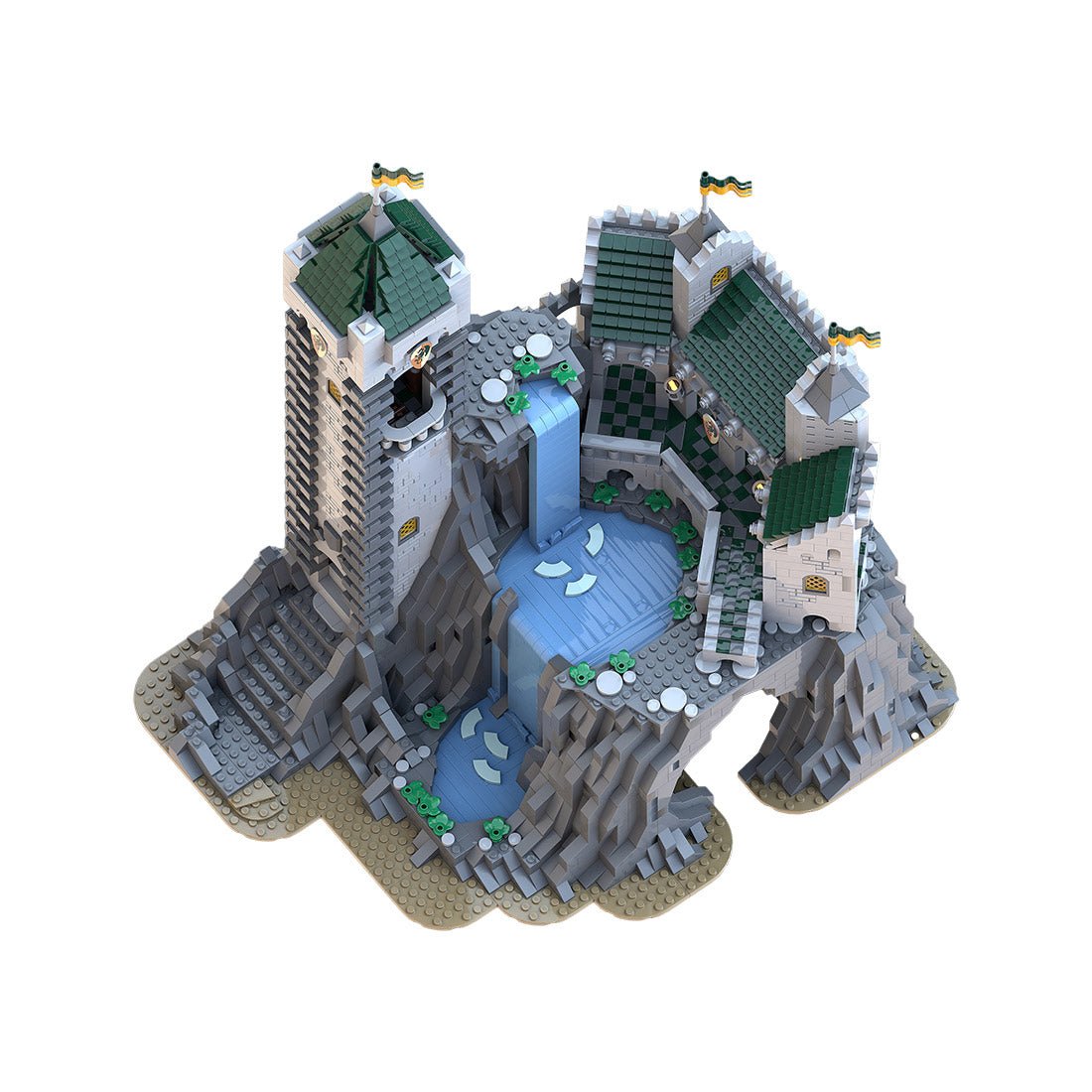 MOC - 141197 High Falls Escape Klemmbausteine - LesDiy - Klemmbausteine