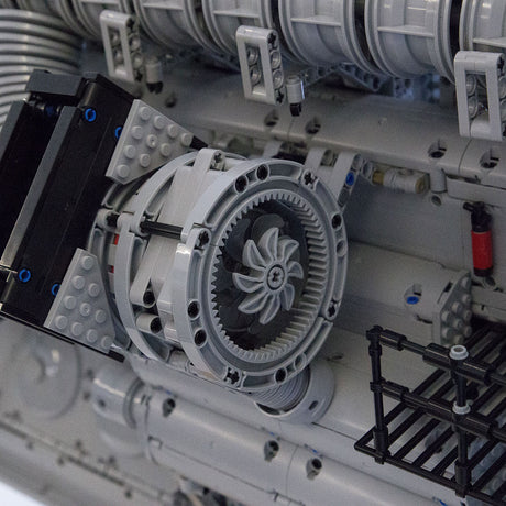 MOC - 141278 2 - Stroke Marine Diesel Engine Klemmbausteine - LesDiy - Klemmbausteine