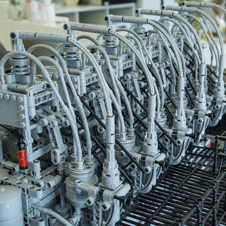 MOC - 141278 2 - Stroke Marine Diesel Engine Klemmbausteine - LesDiy - Klemmbausteine