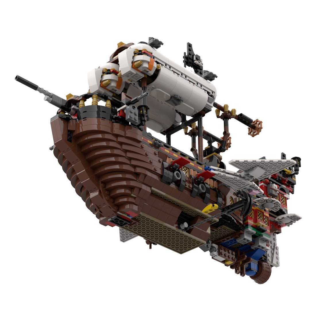 MOC - 141840 Pirates Great Airship Klemmbausteine - LesDiy - Klemmbausteine