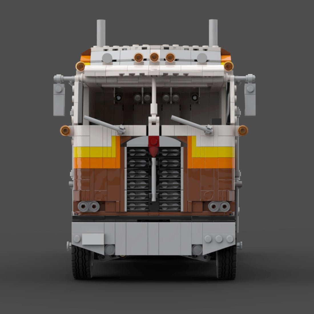MOC - 141909 Kenworth K100 Aerodyne Klemmbausteine - LesDiy - Klemmbausteine