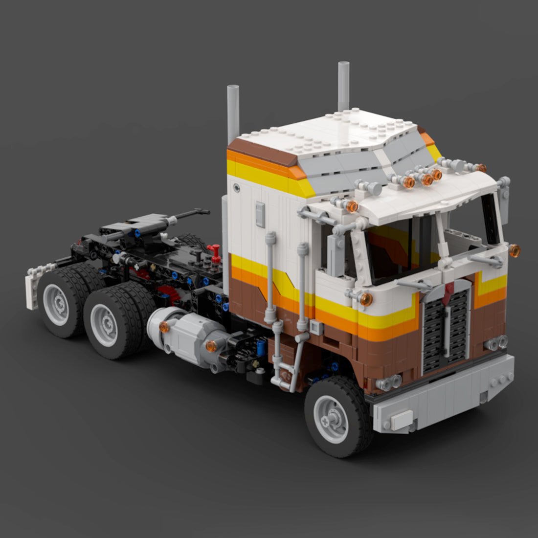 MOC - 141909 Kenworth K100 Aerodyne Klemmbausteine - LesDiy - Klemmbausteine