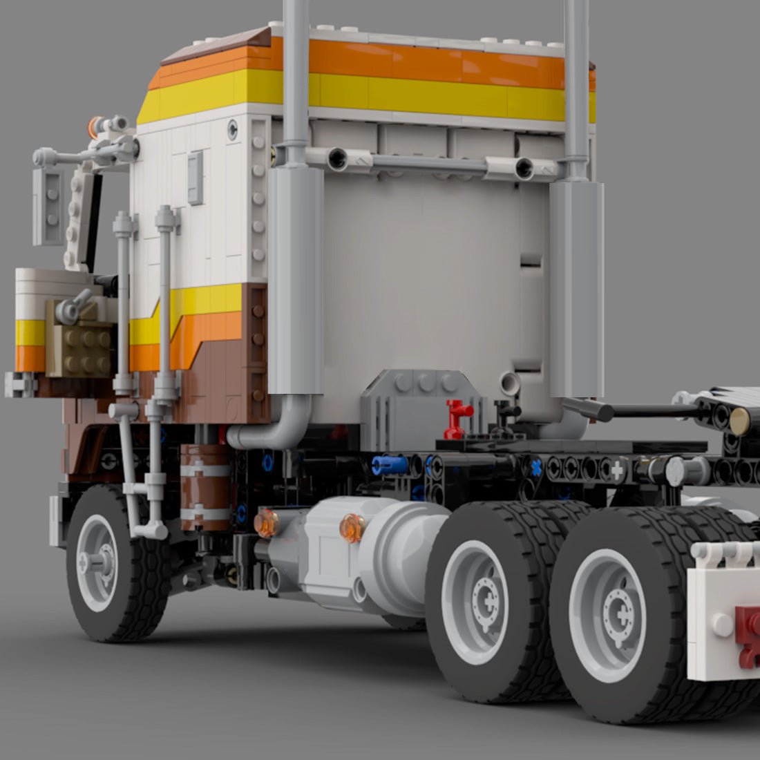 MOC - 141909 Kenworth K100 Aerodyne Klemmbausteine - LesDiy - Klemmbausteine