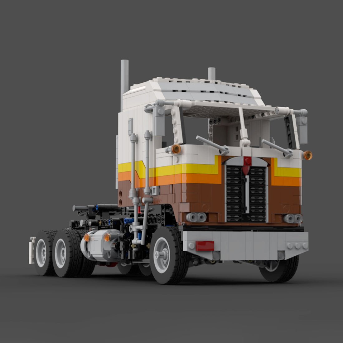 MOC - 141909 Kenworth K100 Aerodyne Klemmbausteine - LesDiyproduct_type##