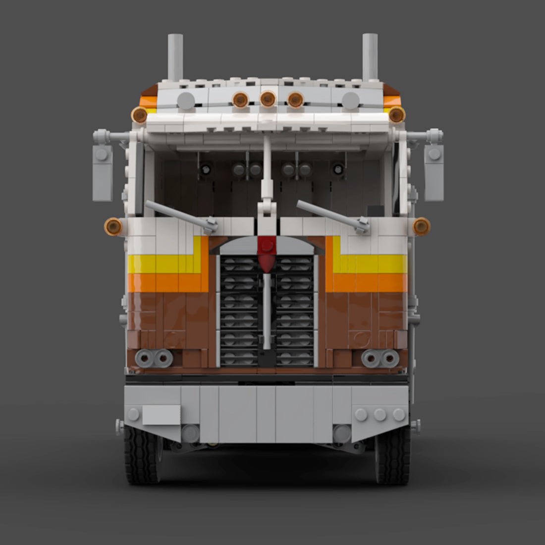 MOC - 141909 Kenworth K100 Aerodyne Klemmbausteine - LesDiy - Klemmbausteine